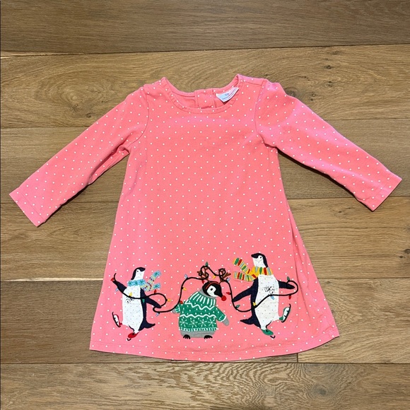Hanna Andersson Other - Hanna Andersson Christmas Light Penguins Dress - 100